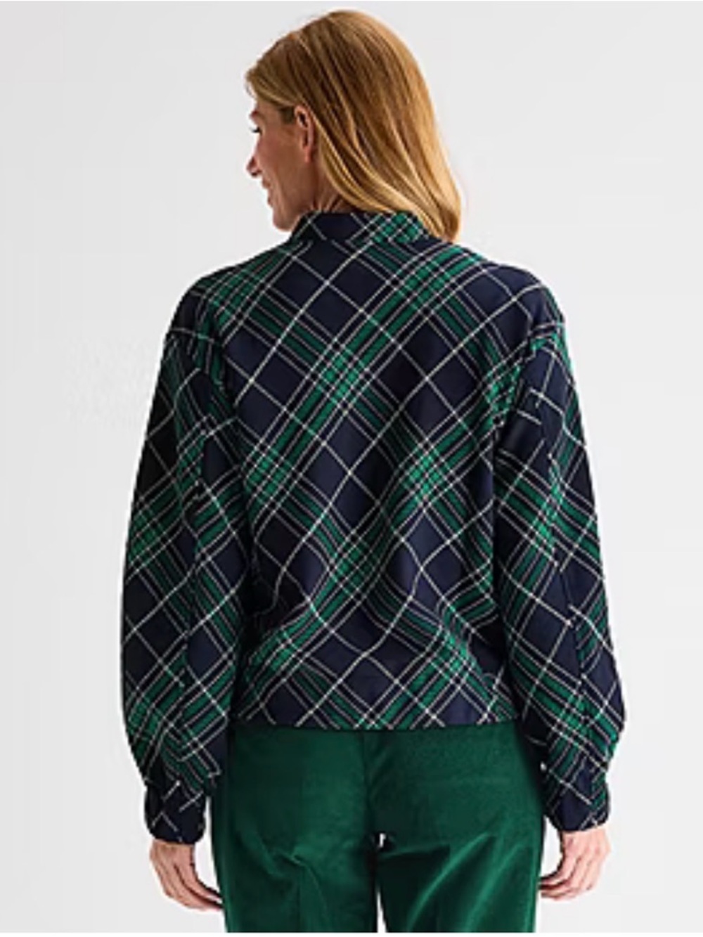 Liz Claiborne Women’s Bomber Jacket Plaid XL - Picture 2 of 8